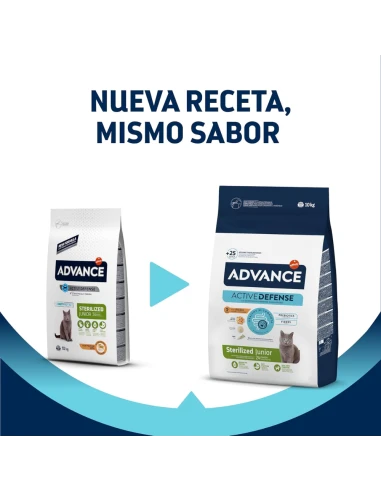 Comida para Gato Joven Esterilizado ADVANCE Sterilized 1,5kg